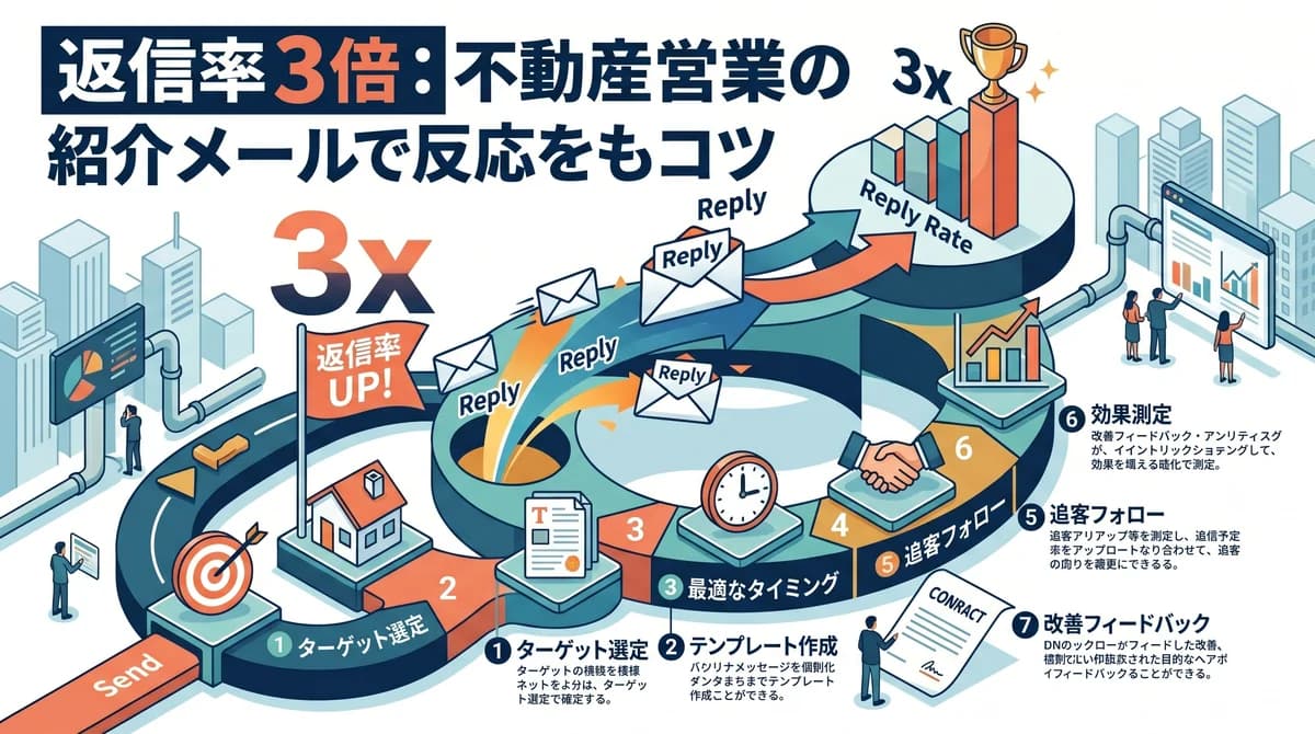事業用・収益不動産の物件紹介メール 7 つのコツ